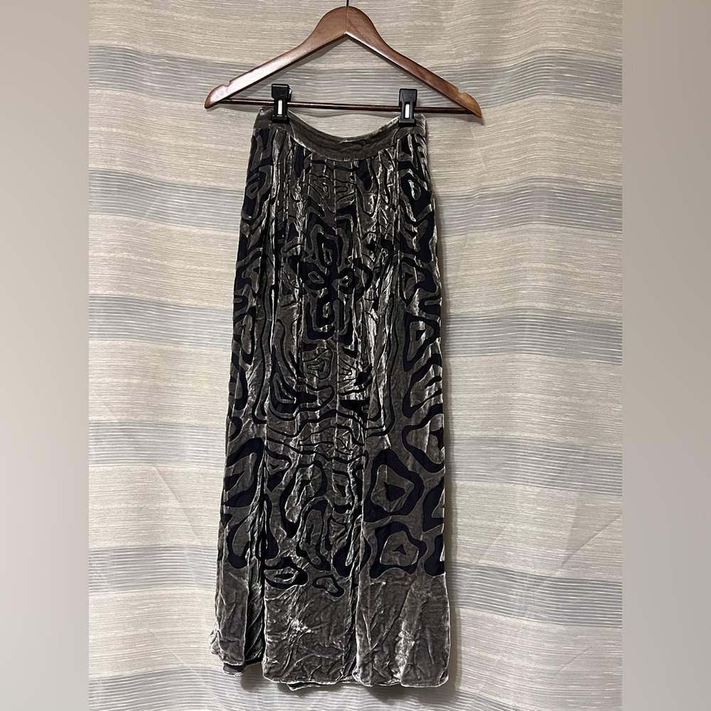 NWT Ulla Johnson Valetta Velvet Skirt – Luna – Size 00 - Picture 2 of 9